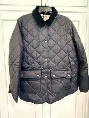 EUC Barbour Oakland Quilted Jacket Size 14 U.S. 44 Euro $220